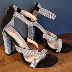 Rhinestone heels